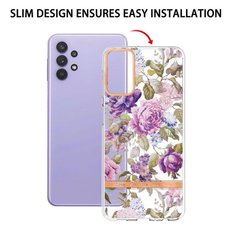 Θήκη Samsung Galaxy A13 Άνευ Ραφής Floral